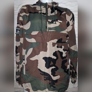 Obey® Camo Pullover Windbreaker, NWOT